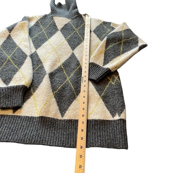 Pringle of Scotland/ H&M Argyle Knit Turtleneck
Sweater Dress XS-Wool Blend - Picture 8 of 13